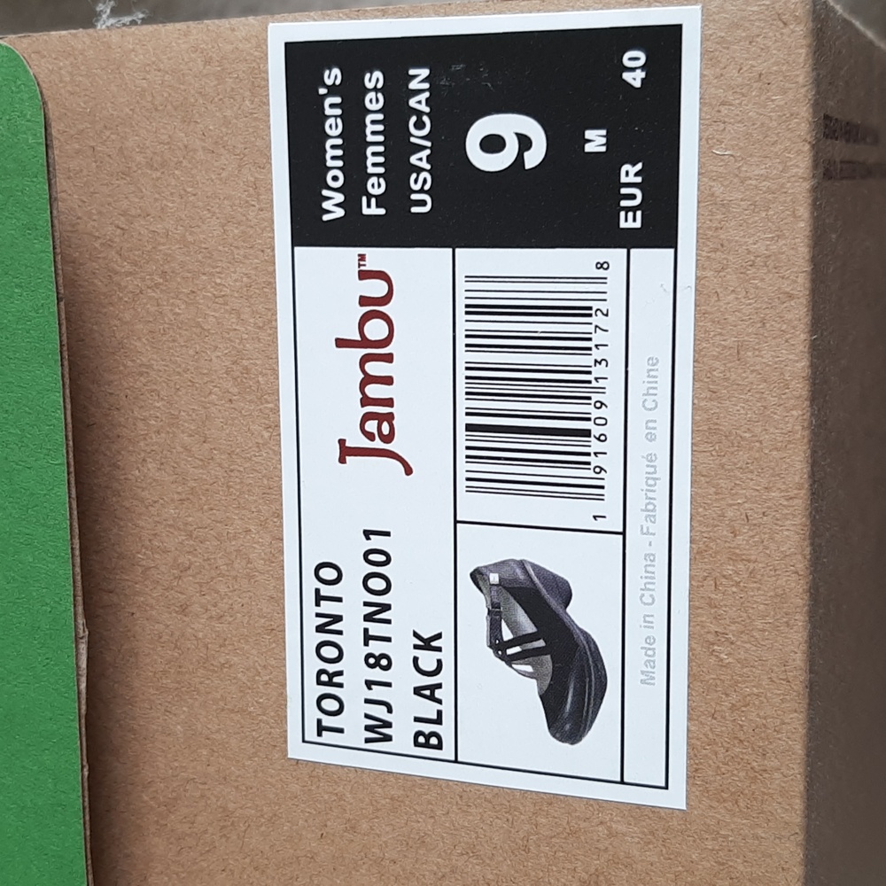 Jambu Toronto Black 9M Shoes NIB - Picture 7 of 10